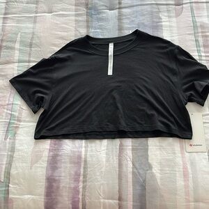 NEW Lululemon All Yours Crop Tee with Vitasea Fabric